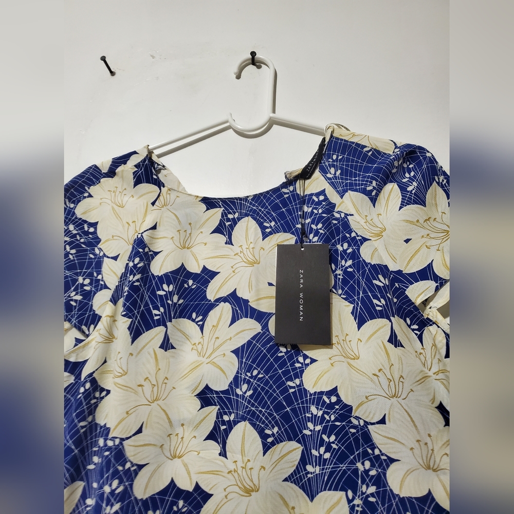 Zara Woman Floral Dress - Picture 4 of 16